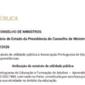 APEFA obtém Estatuto de Utilidade Pública